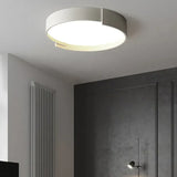 Lamparas techo redondas LED diseño blanco para dormitorio