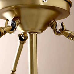 Lamparas de techo redondas diseño vintage de cobre para interiores