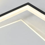 Lámpara de Techo LED Regulable Diseño Geométrico Estilo Moderno para Dormitorio