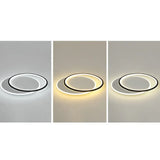 Lámpara de Techo LED Regulable Diseño Geométrico Estilo Moderno para Dormitorio