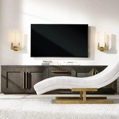 Lámparas de pared para sala modernas con doble vidrio