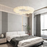 Lámpara colgante nube moderna LED regulable blanca para dormitorio