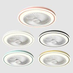 Plafon ventilador led para dormitorio estilo sencillo