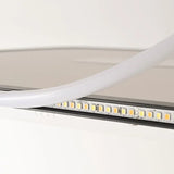 Ventilador de techo con luz regulable en intensidad diseño circular blanco