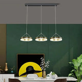 Lampara colgante 3 focos diseño minimalista circular para comedor