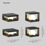Lámparas de jardín LED con energía solar exterior