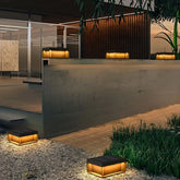 Lámpara Solar de Jardín Exterior de Acero Inoxidable Impermeable