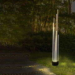 Lámpara de Jardín Exterior LED Fibra Óptica Resistente al Agua