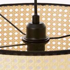 Lámpara colgante de mimbre para restaurante estilo moderno