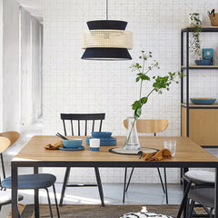 Lámparas de cocina led estilo de restaurante rattan