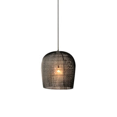 lámparas de mimbre o rattan estilo retro diseño de linterna