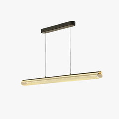 Lámpara colgante lineal de restaurante estilo moderno y minimalista