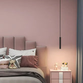 Lámpara Colgante Moderna de LED para Dormitorio Cilíndrica