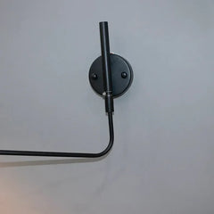 Aplique de Pared Lectura Moderno Ajustable Negro Dormitorio