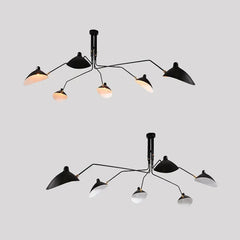 Lamparas de techo industriales led diseño minimalista de brazo largo