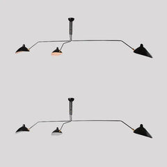 Lamparas de techo industriales led diseño minimalista de brazo largo