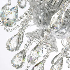 Lámparas colgantes cristal diseño elegante para salón de lujo