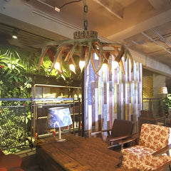 Plafones de techo cocina diseño retro cuerno resina