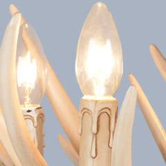 Luminaria cocina diseño retro cuerno resina