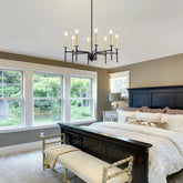 Lámpara de Techo Colgante Moderna de Hierro en Forma de Rama