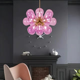 Lámpara colgante Sputnik moderno con 18 luces de vidrio para salón