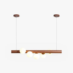 Lámparas colgantes para comedor de madera diseño moderno y creativo