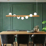 Lámparas colgantes para comedor de madera diseño moderno y creativo