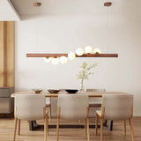Lámparas colgantes para comedor de madera diseño moderno y creativo