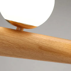 Lámparas colgantes para comedor de madera diseño moderno y creativo