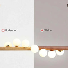Lámparas colgantes para comedor de madera diseño moderno y creativo