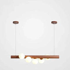 Lámparas colgantes para comedor de madera diseño moderno y creativo