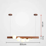 Lámparas colgantes para comedor de madera diseño moderno y creativo