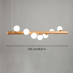 Lámparas colgantes para comedor de madera diseño moderno y creativo