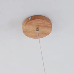Lámparas colgantes para comedor de madera diseño moderno y creativo