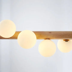 Lámparas colgantes para comedor de madera diseño moderno y creativo