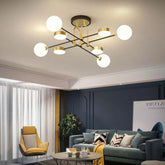 Plafones de techo empotrables diseño lujoso y múltiples círculos