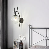 Apliques para pared modernos diseño creativo cuerno dorado