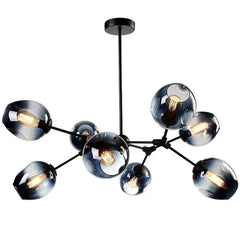 Lamparas de cristal de techo modernas estilo esférico y ramificado