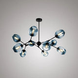 Lamparas de cristal de techo modernas estilo esférico y ramificado