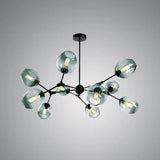 Lamparas de cristal de techo modernas estilo esférico y ramificado