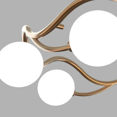 Lampara colgante led diseño moderno y creativo en forma de anillo