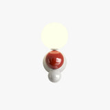Lamparas led apliques diseño creativo esférico estilo crema