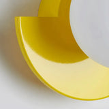 Aplique moderno de pared LED media luna en color macaron para dormitorio