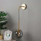 Apliques de pared interior modernos con diseño esférico colgante