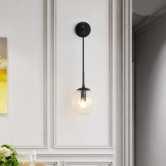 Apliques de pared interior modernos con diseño esférico colgante