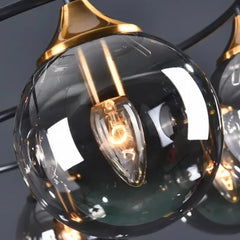 Lámpara de Techo Globo de Cristal Lujo Moderno