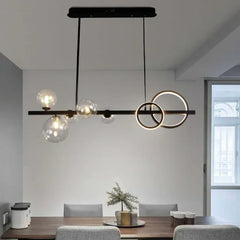 Lámparas colgantes modernas para restaurantes con diseño creativo