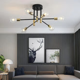 Lámpara de techo moderna articulada estilo Sputnik para salón