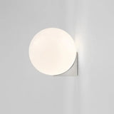 Aplique LED de Pared con Esfera de Vidrio en Estilo Minimalista