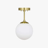 Lámpara de techo para pasillo LED moderna con globo de vidrio
